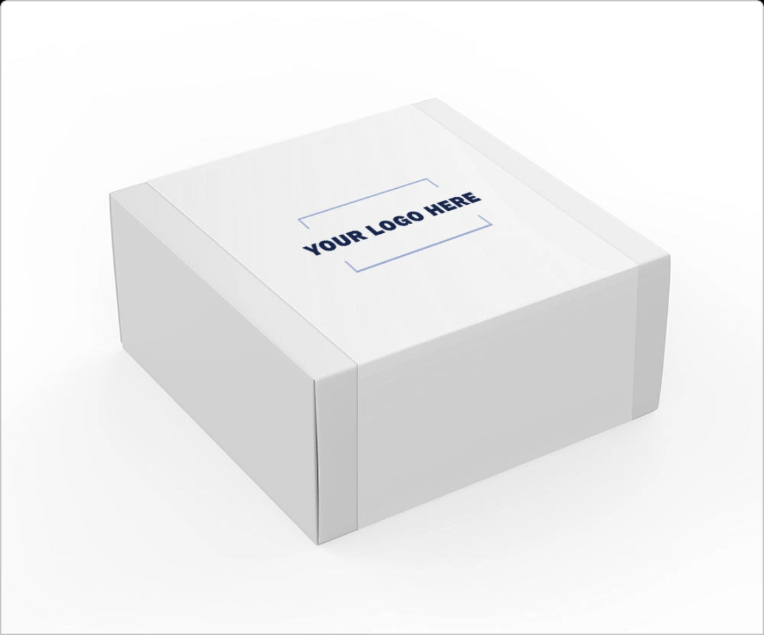 Branded Ivory Gift Box, Gift Packaging, and Handwritten Card