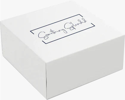 Ivory Gift Box, Gift Packaging, and Handwritten Card