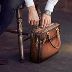 SPENCER COGNAC LAPTOP BAG