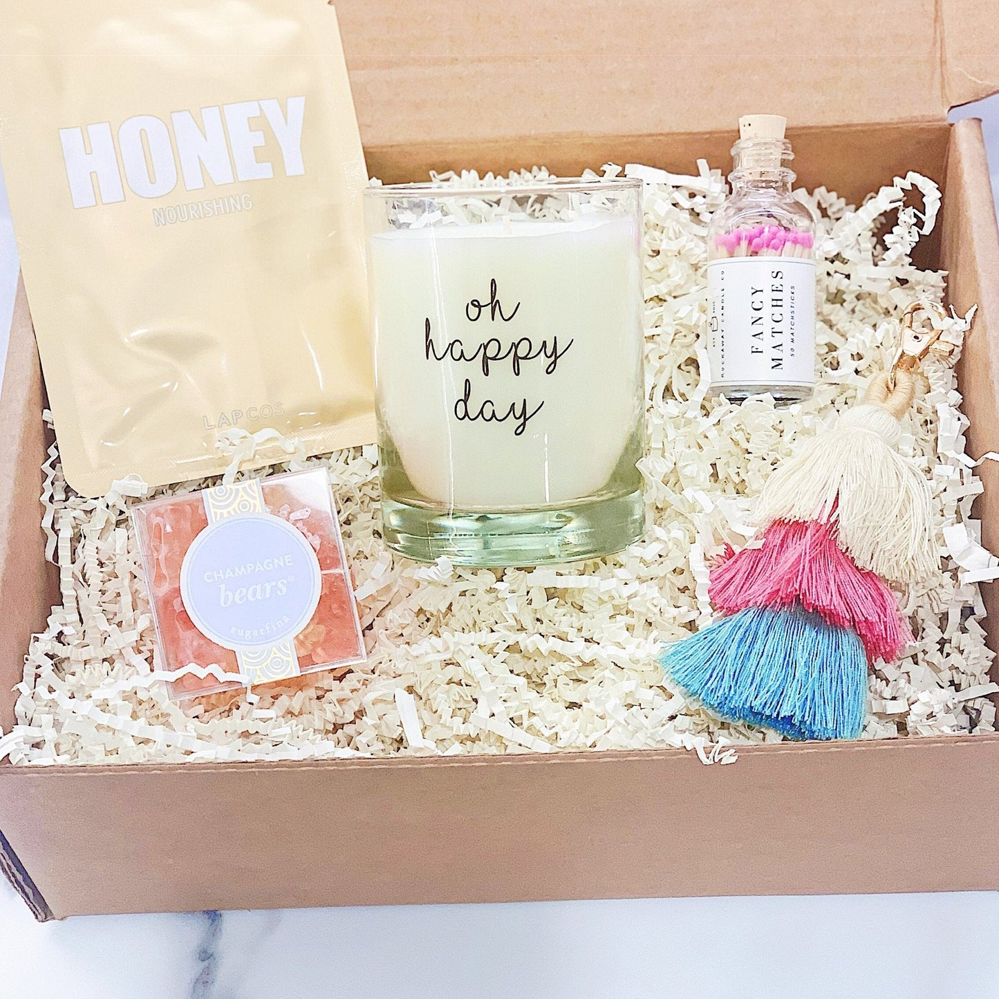 Happy Everything Gift Box, Gift Packaging, and Handwritten Card